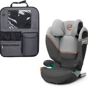 Cybex Solution S2 i-Fix Autostol inkl. Beemoo Deluxe Sædebeskytter, Lava Grey