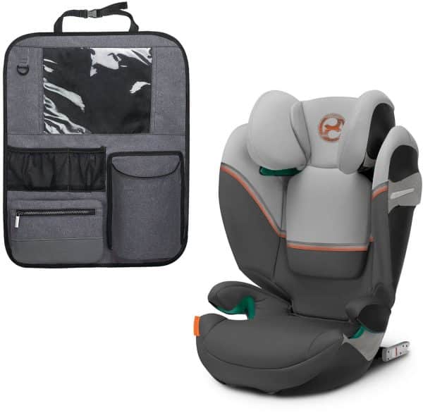Cybex Solution S2 i-Fix Autostol inkl. Beemoo Deluxe Sædebeskytter, Lava Grey