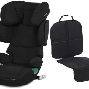 Cybex Solution X i-Fix Autostol inkl. Beemoo Sædebeskytter Lux, Pure Black