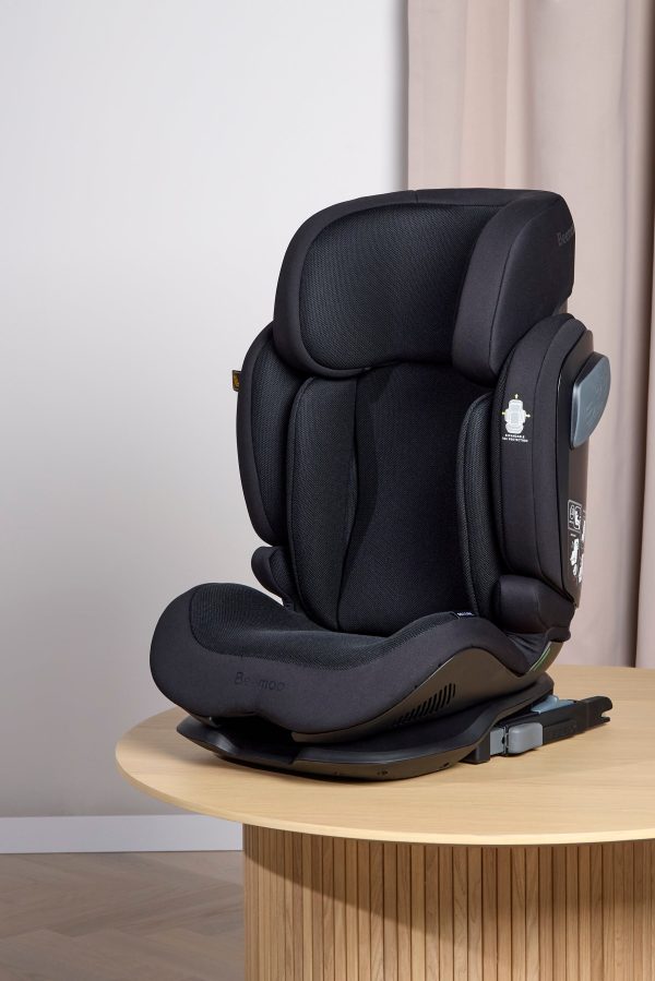 Beemoo Recline i-Size Autostol, Black Mesh
