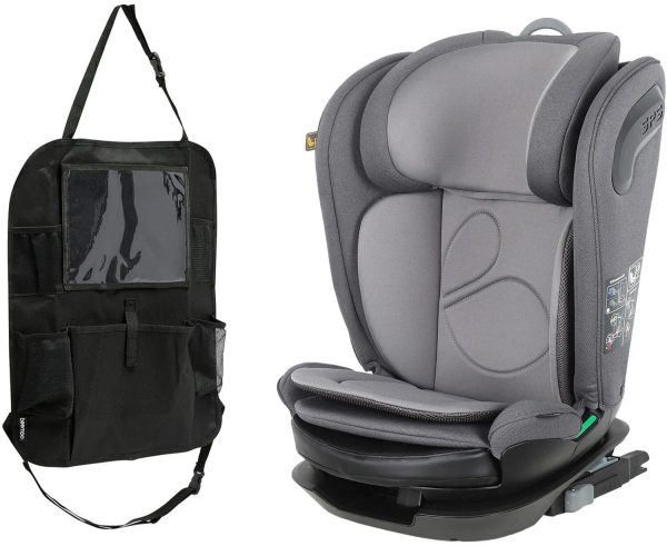 Beemoo Reform ISOFIX Autostol inkl. Smart Organizer, Mineral Grey