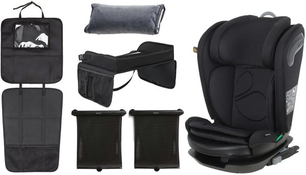 Beemoo Reform ISOFIX Autostol inkl. Tilbehør, Black Stone