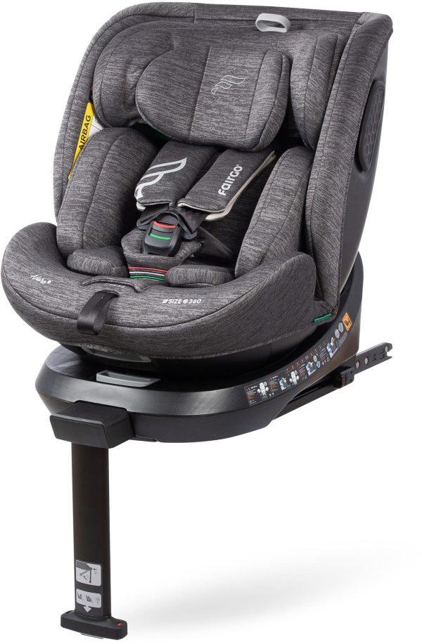 Fairgo Adore i-Size Autostol, Stone Grey
